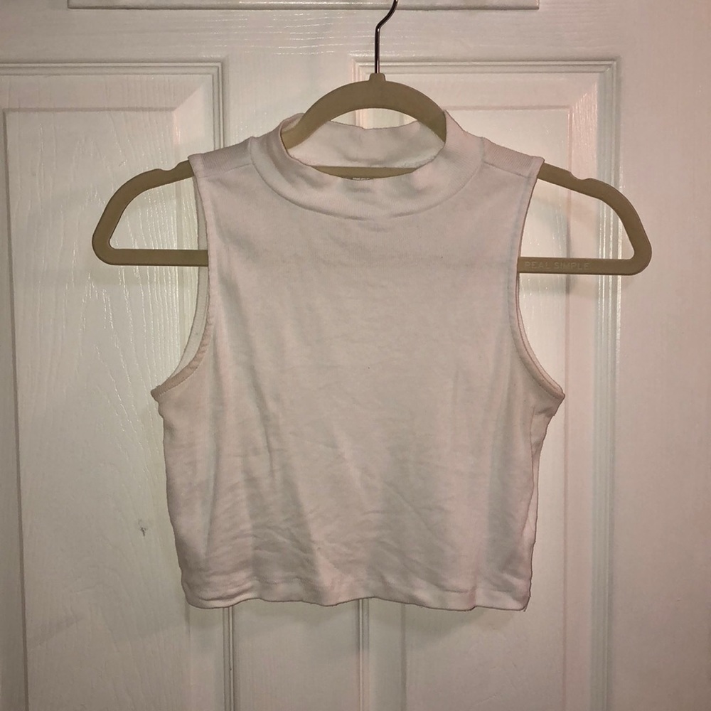 H&m high neck crop top